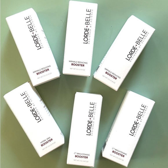 Lorde + Belle Wrinkle Reducing Booster Hydra Max C+ Brightening Lot of 6! New